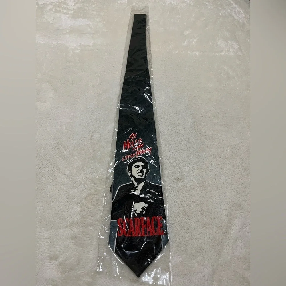 Al Pacino Scarface Movie Film “Say Hello To My Little Friend” Neck Tie